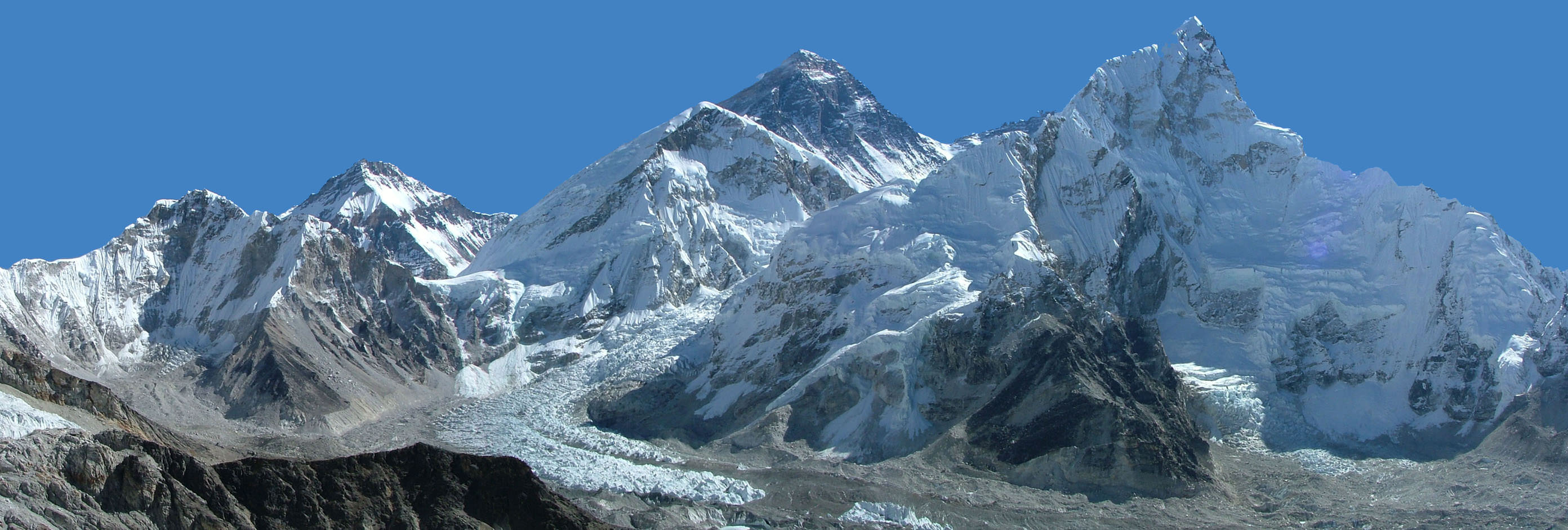 Mount Everest panoramic view
