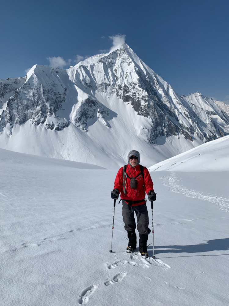 Ken Baldwin in the Gorak Himal, far NW Nepal