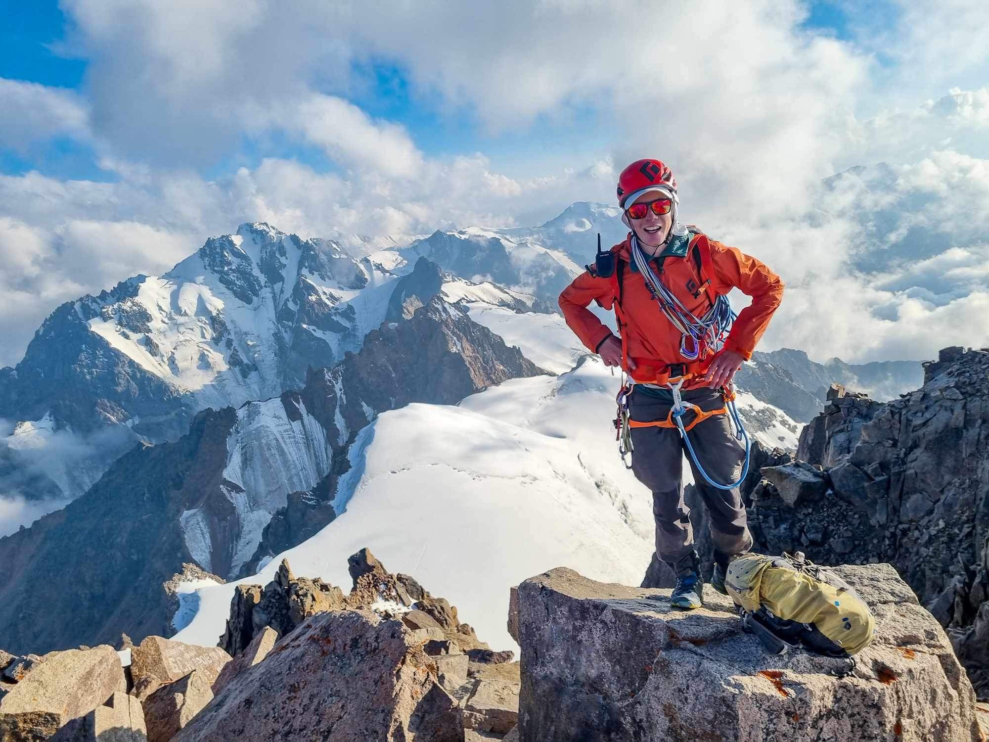 Hugh Newall climbs in Kazakhstan and Kyrgyzstan