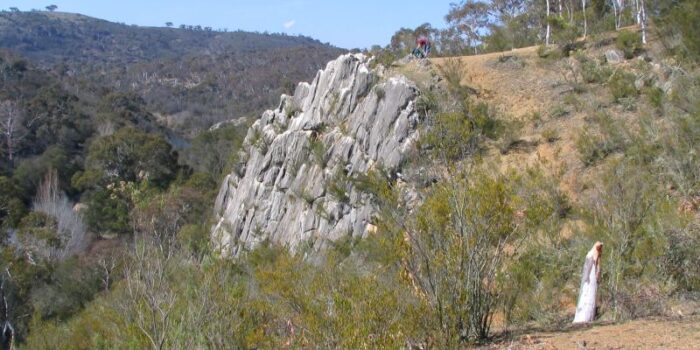 White Rocks (Wickerslack Crag) by the Queanbeyan River
